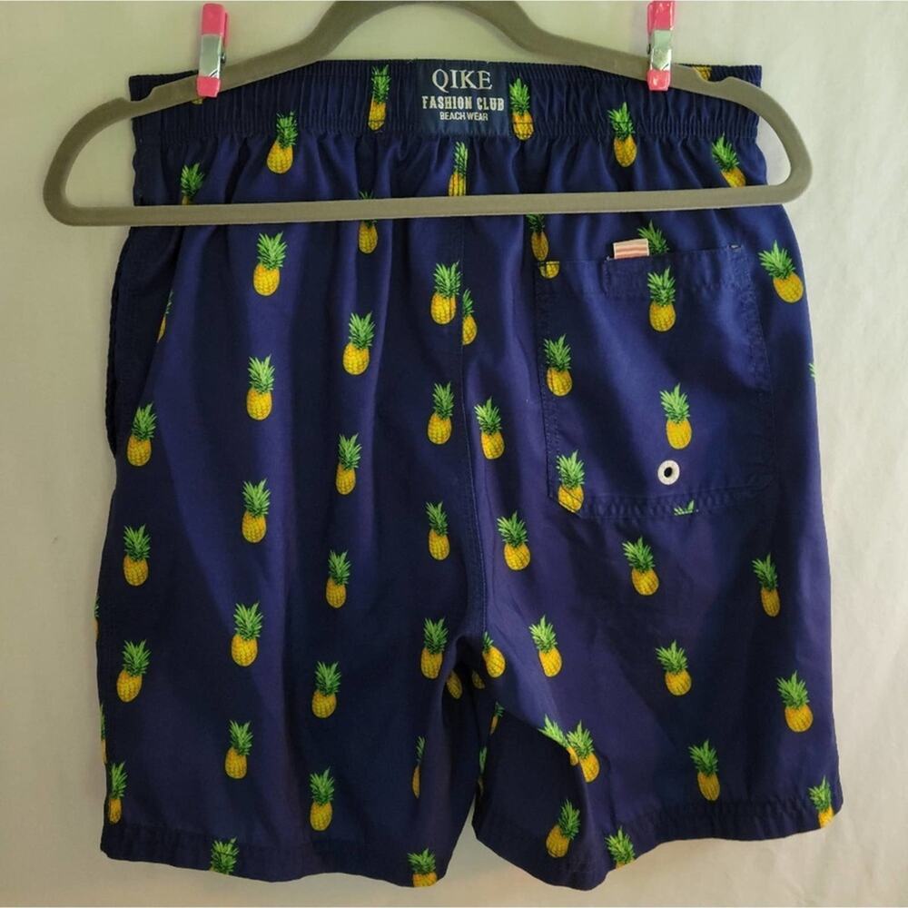 Qike Pineapple Swim Trunks